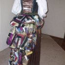 Victorian crazy quilt steampunk costume