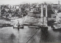 The Covington-Cincinnati Bridge circa 1865.